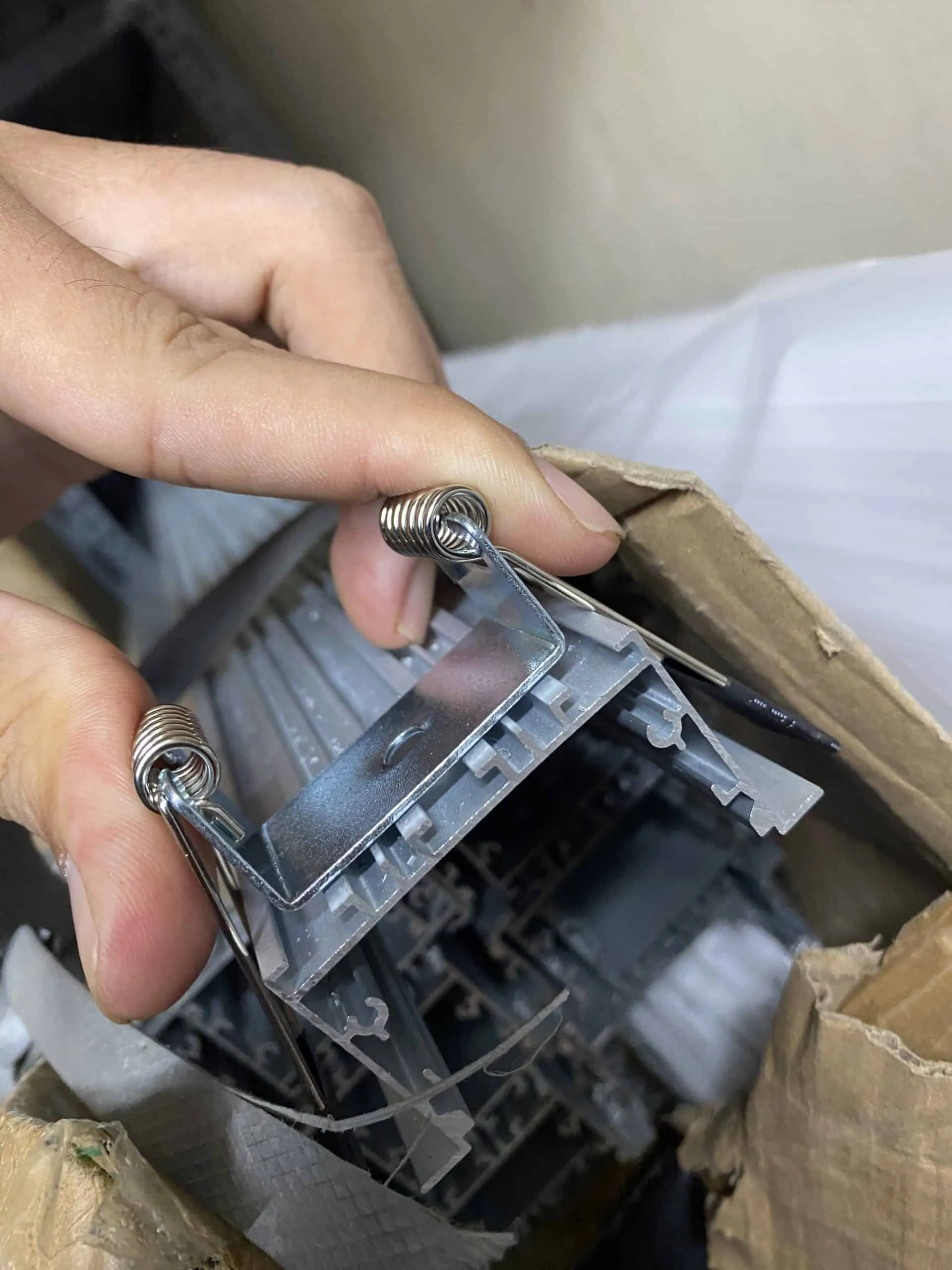 Thanh nhôm đèn led âm trần thạch cao KR-5035AJ - Ảnh 2