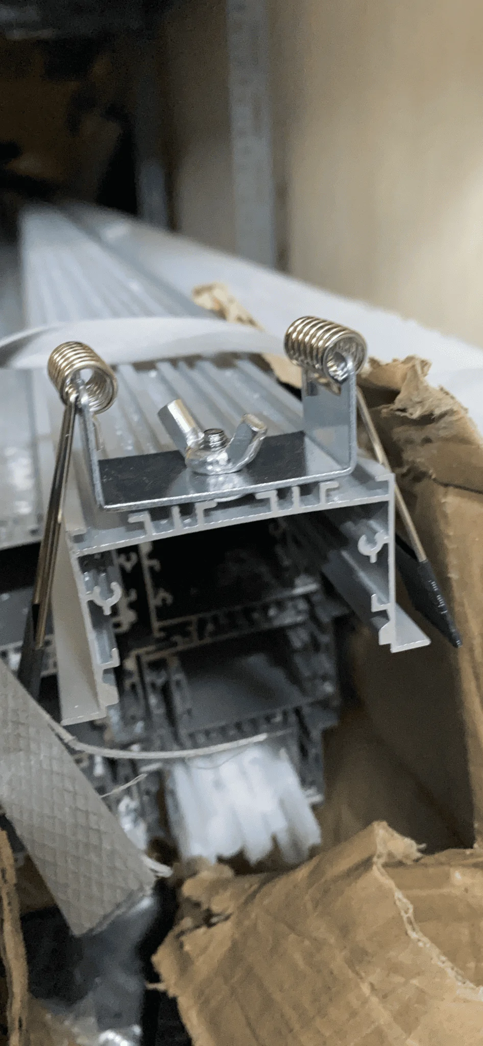 thanh nhôm đèn led âm trần thạch cao