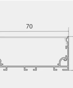 Alternative view of Thanh nhôm định hình LED KR-7035M