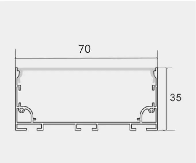 Thanh nhôm định hình LED KR-7035M - Ảnh 2