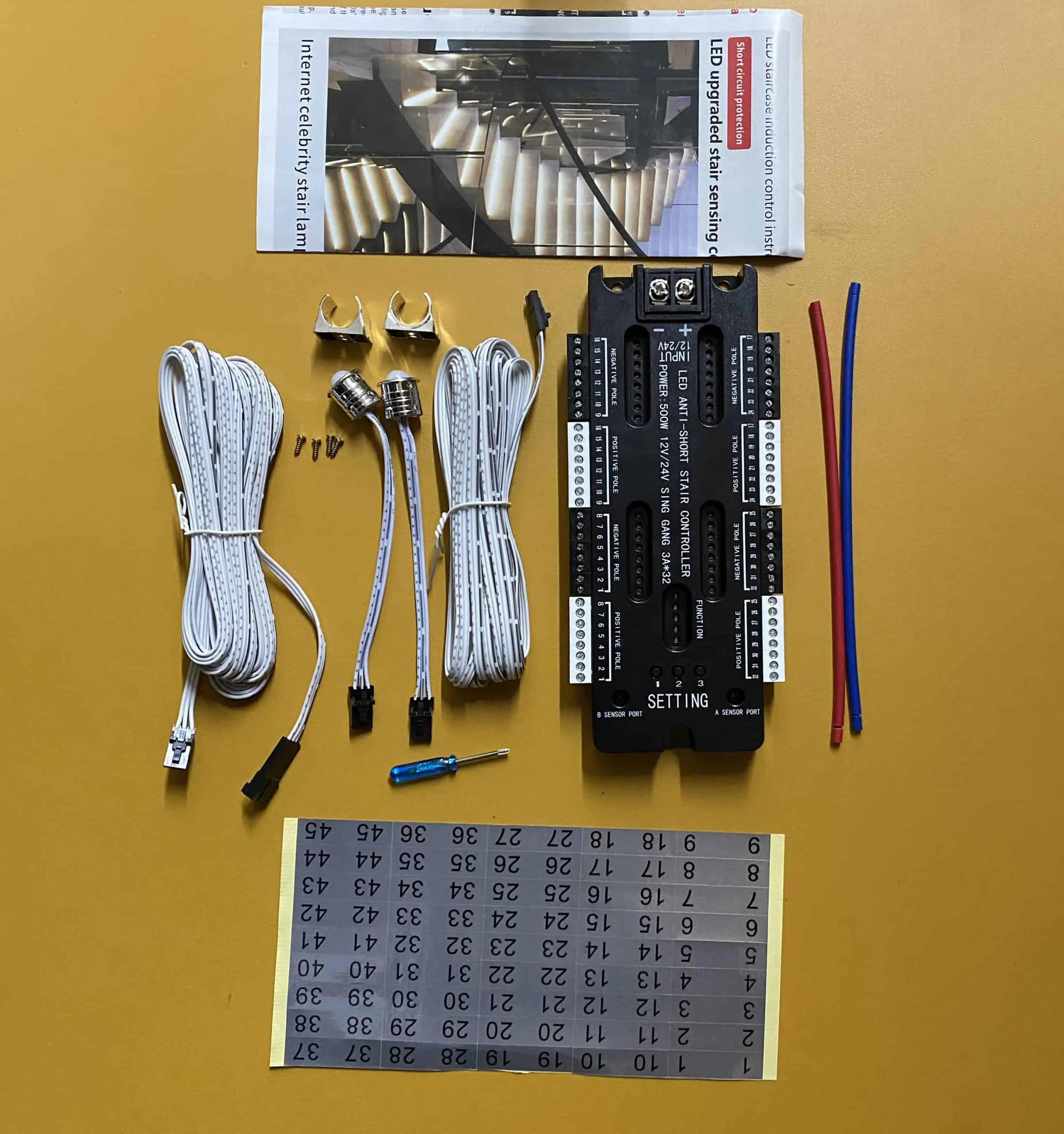 Cảm biến chuyển động cầu thang 32 bậc