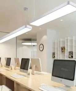 đèn thả 1m2 mặt 200mm với thiết kế bo tròn cạnh