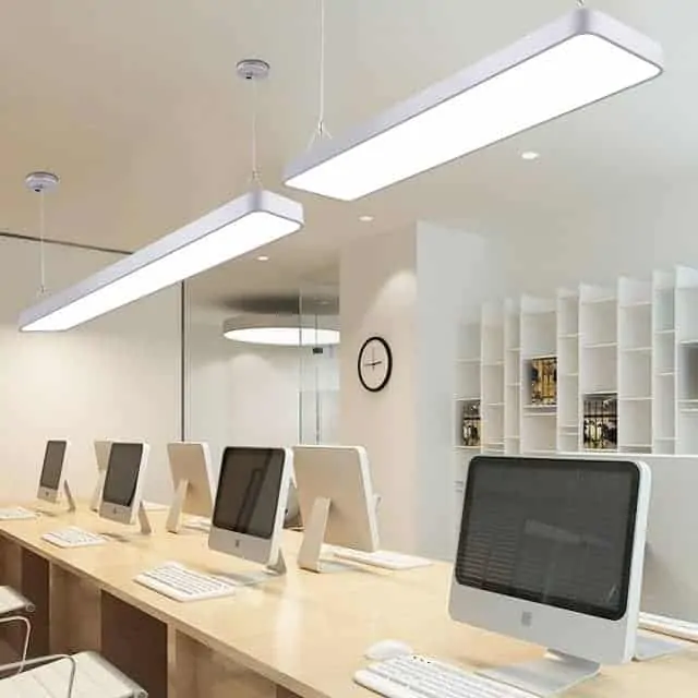 đèn thả 1m2 mặt 200mm với thiết kế bo tròn cạnh