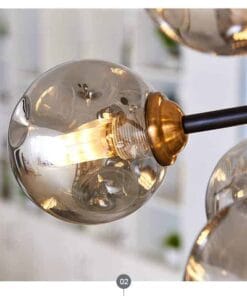 Đèn thả phòng khách phong cách magic pea