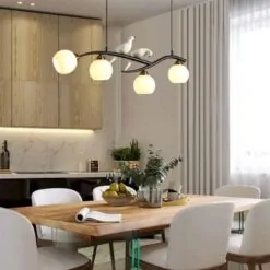 Đèn thả bàn ăn phong cách bắc âu hiện đại