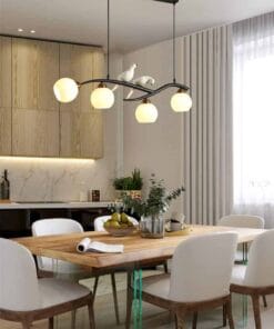 Đèn thả bàn ăn phong cách bắc âu hiện đại