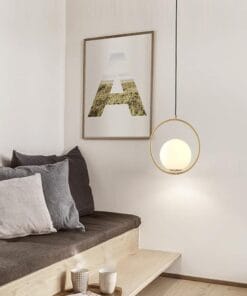 Đèn thả phong cách tối giản