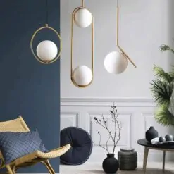 Đèn thả phong cách tối giản