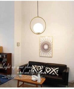 Đèn thả phong cách tối giản