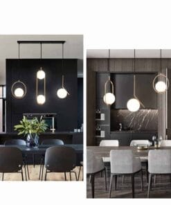 Đèn thả phong cách tối giản