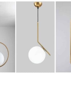 Đèn thả phong cách tối giản