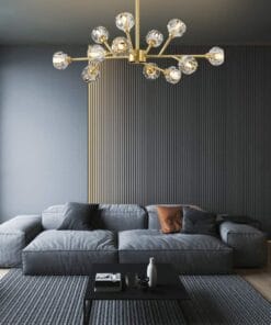 Đèn chùm pha lê phong cách thượng uyển bắc Âu