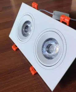 Đèn spotlight đôi vỏ hợp kim nhôm cao cấp