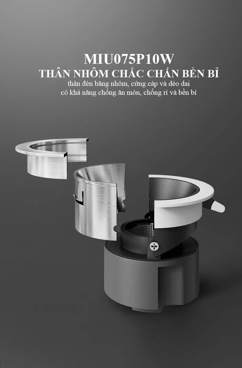 Đèn âm trần chiếu điểm MIU075P10W  - Ảnh 10