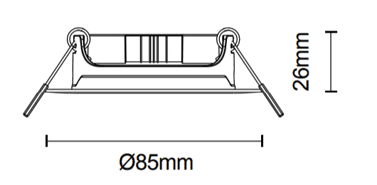 Đèn LED âm trần, Downlight [Nhập khẩu] [Thương hiệu hàng đầu của Đức] [7w] - Ảnh 4