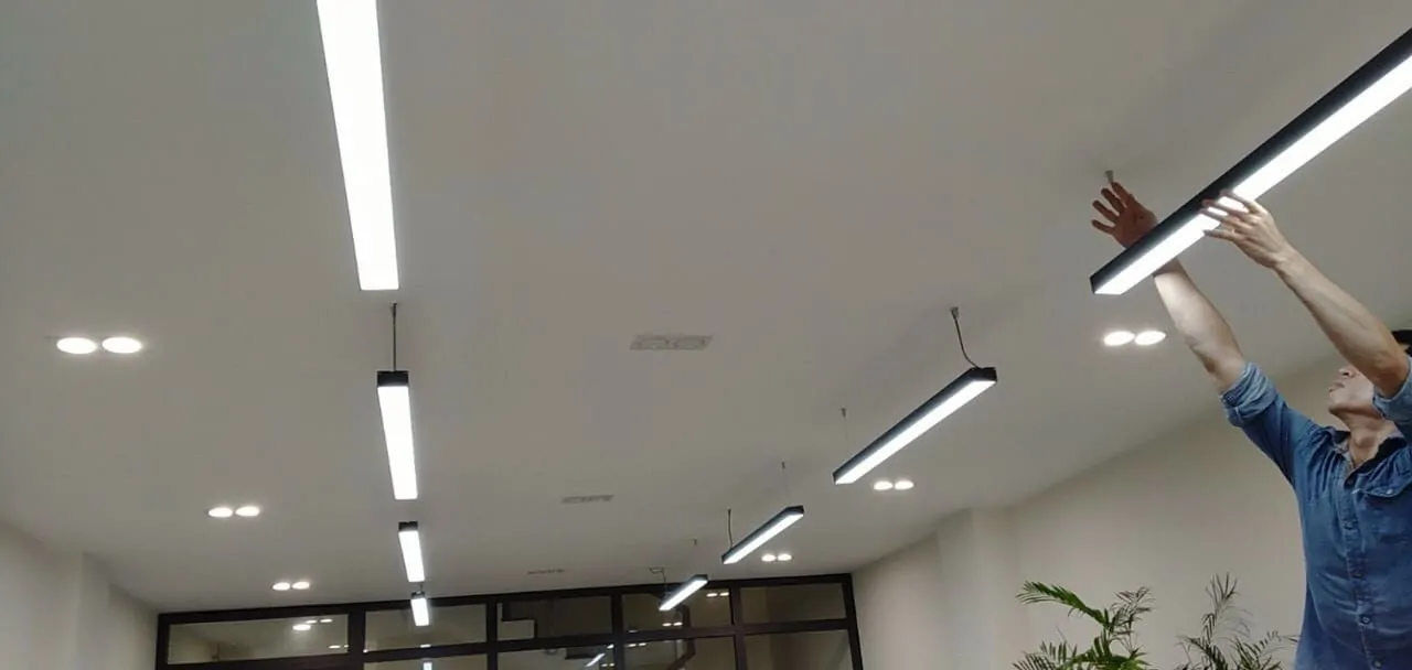 Đèn thả văn phòng cao cấp 1m2, Đèn thả văn phòng 1m2, Đèn thả trần