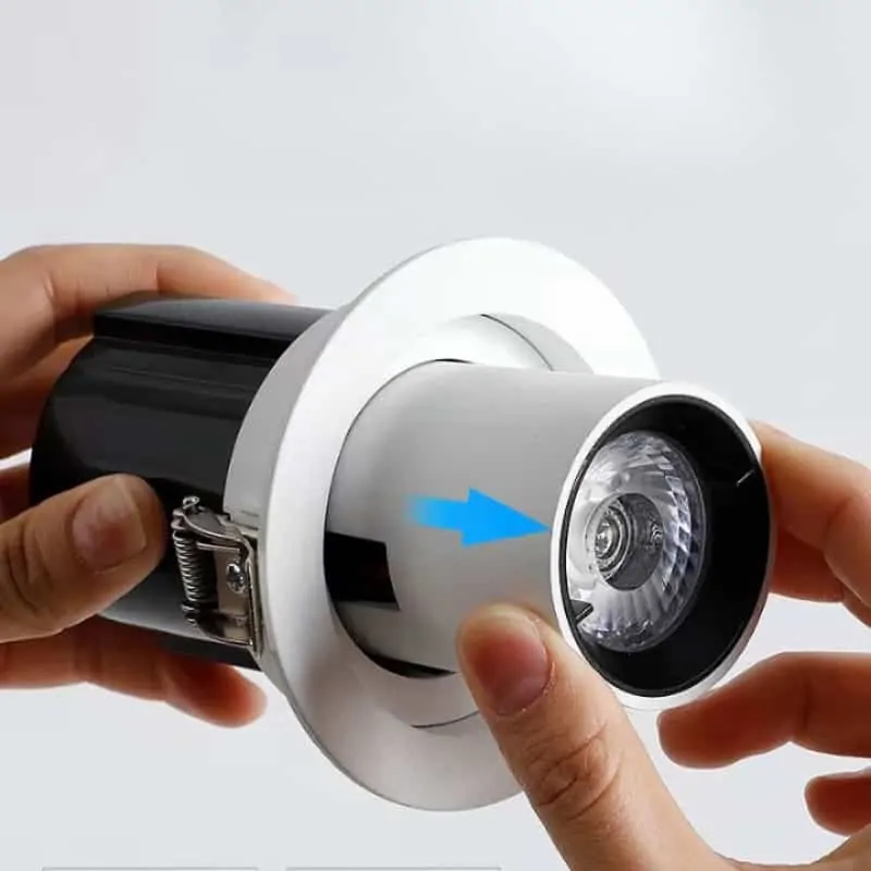 Đèn âm trần chiếu điểm chỉnh hướng góc rộng MIUOS7W75 - Ảnh 6