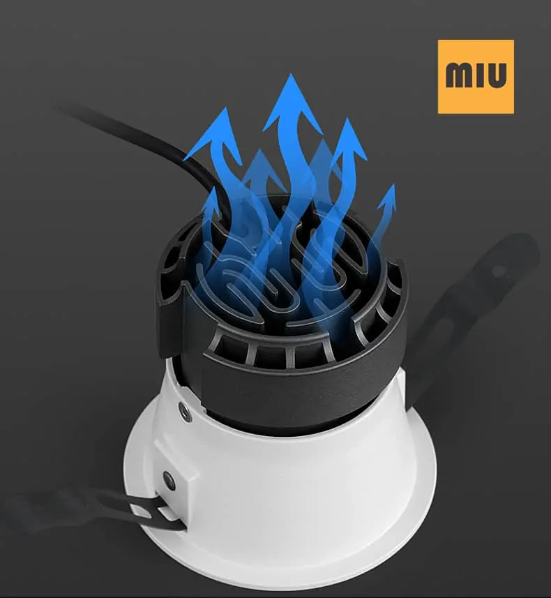 Đèn âm trần chiếu điểm spotlight MIUOS75PE - Ảnh 6