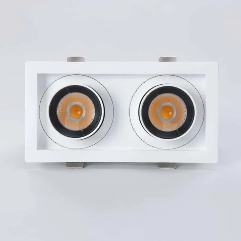 Đèn led âm trần đôi chiếu điểm chỉnh hướng góc rộng MIUVDTTPL - Ảnh 5