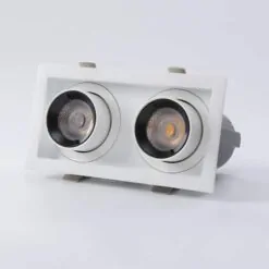 Đèn led âm trần đôi chiếu điểm chỉnh hướng góc rộng MIUVDTTPL