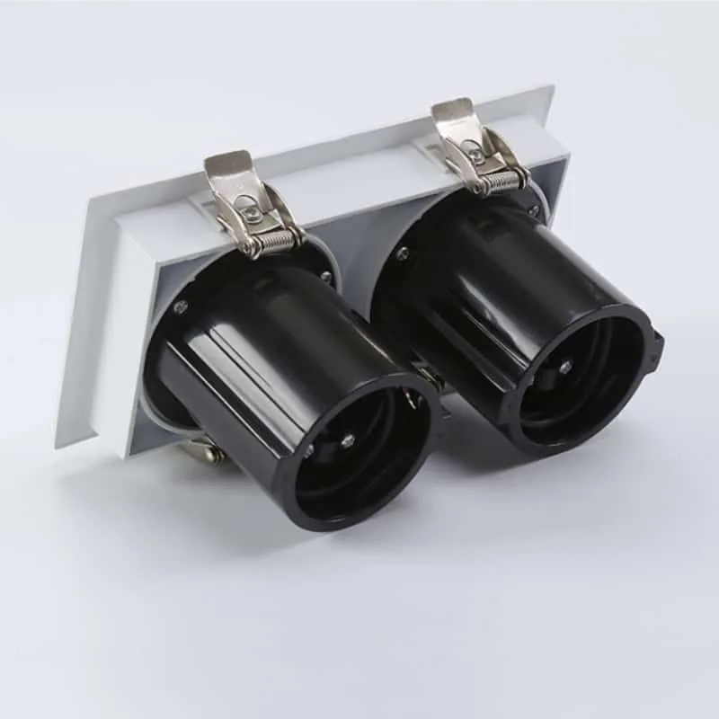 Đèn led âm trần đôi chiếu điểm chỉnh hướng góc rộng MIUVDTTPL - Ảnh 2