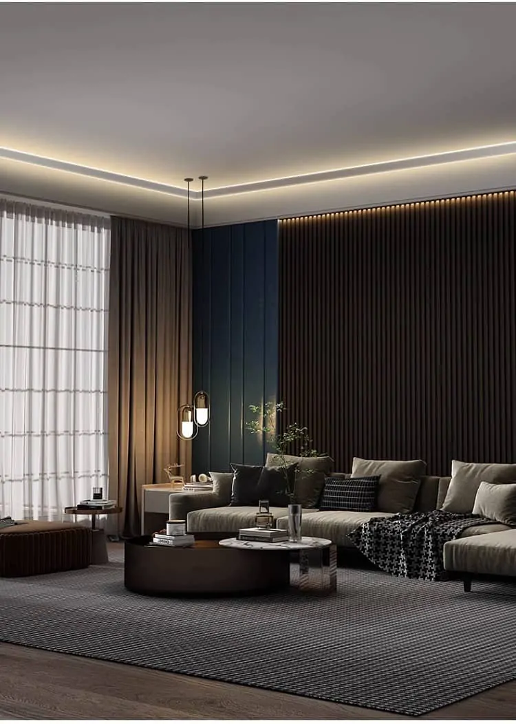 Thanh nhôm phào chỉ đèn LED - Ảnh 6
