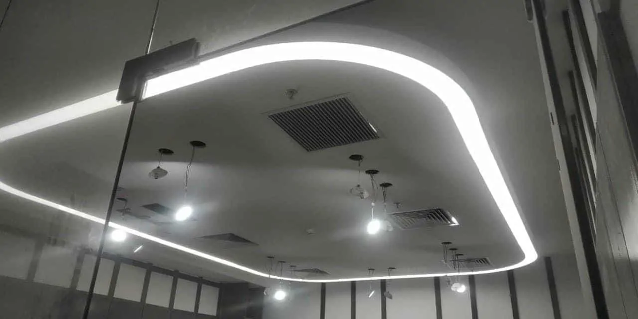 Thanh nhôm đèn led uốn cong - Ảnh 2