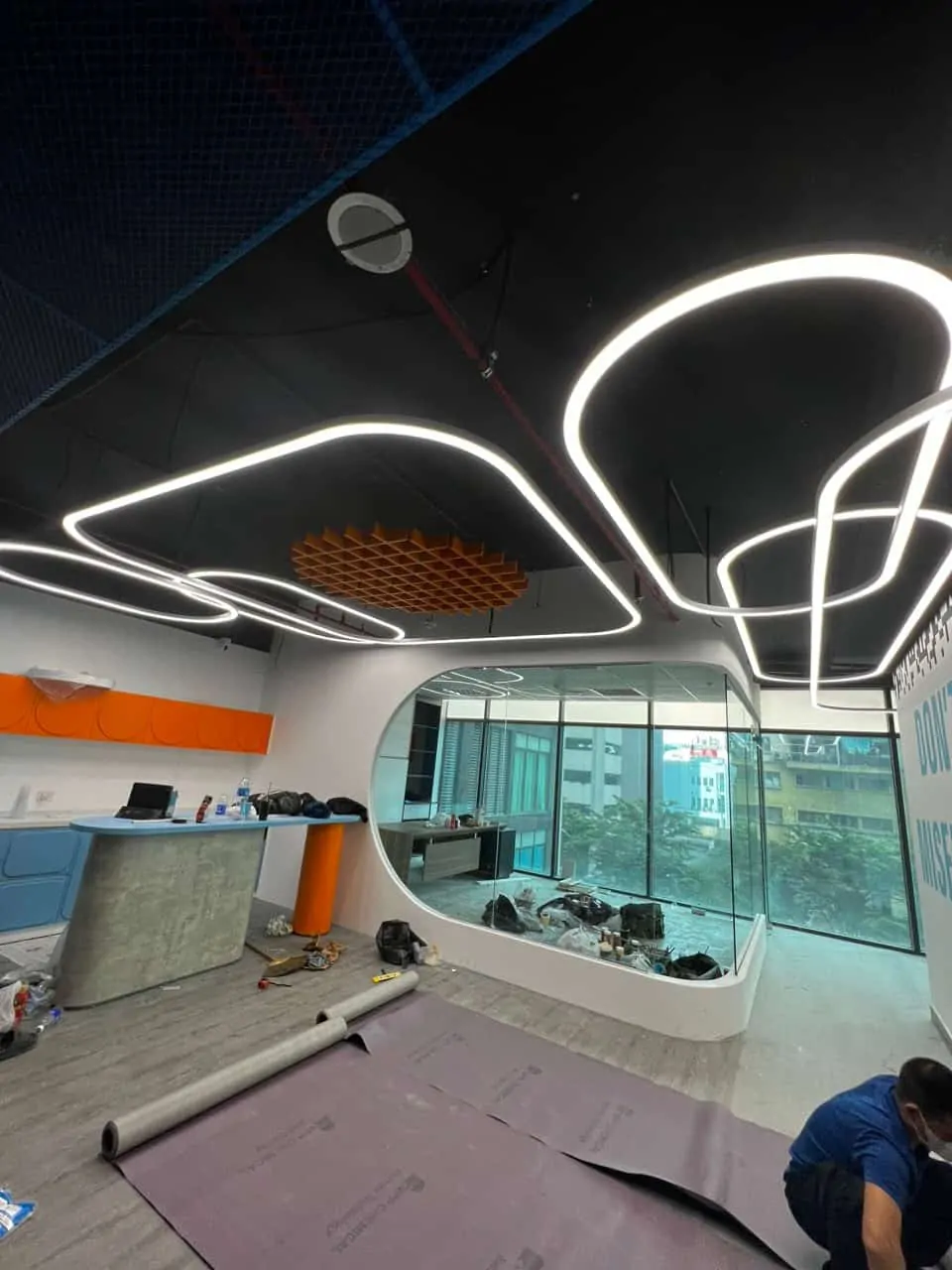 Thanh nhôm đèn led uốn cong - Ảnh 3