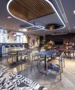 Thanh nhôm đèn led uốn cong