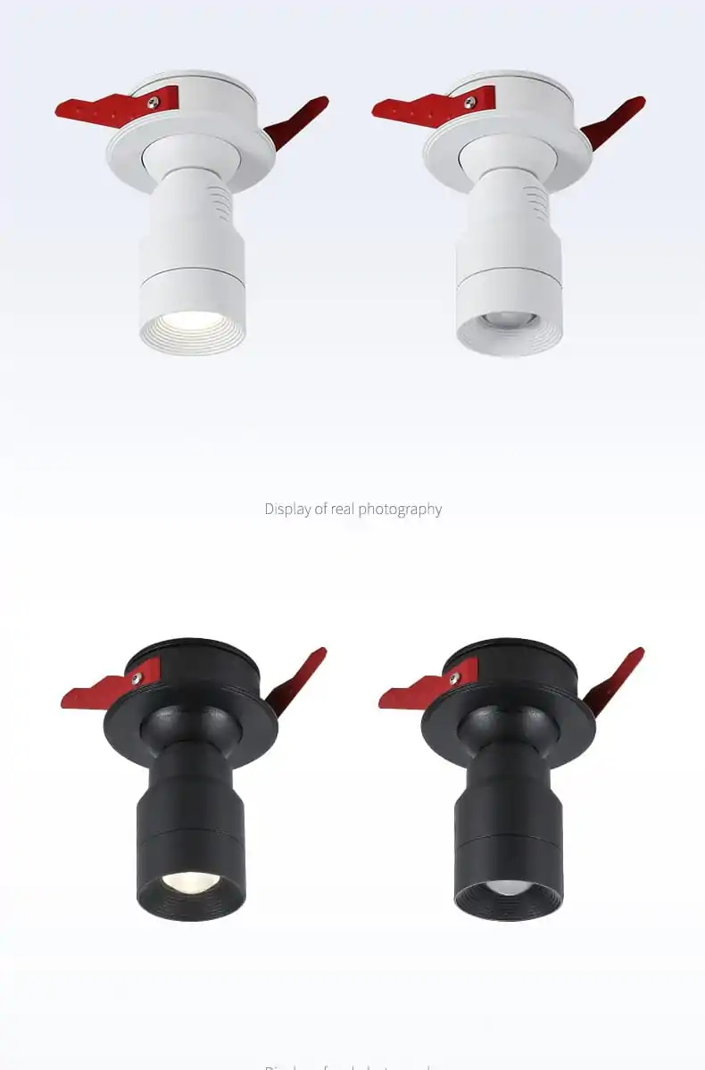 đèn led âm trần rọi zoom 15-60°