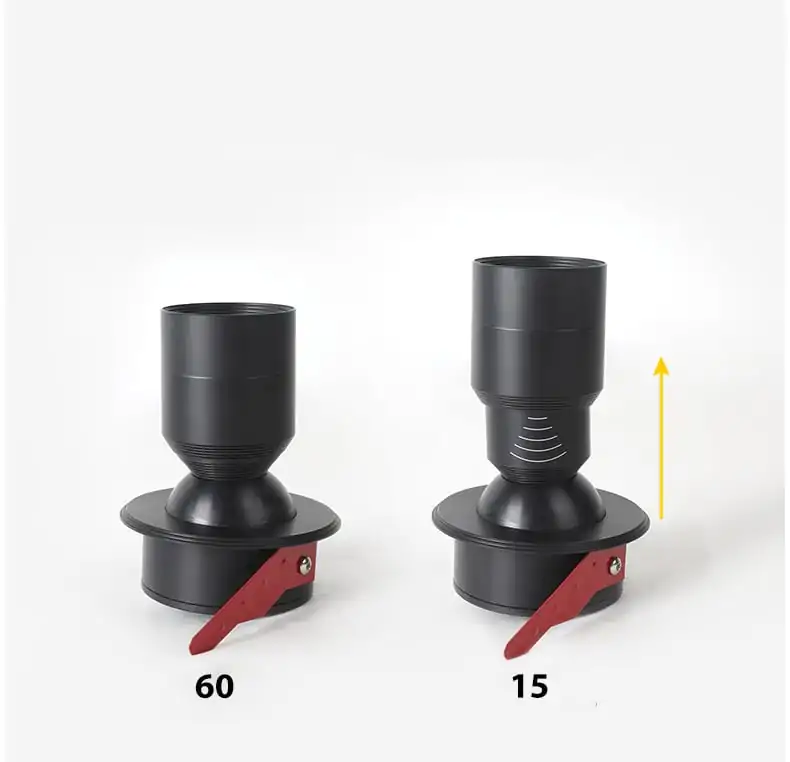 Đèn LED âm trần rọi zoom 15-60° xoay 360°