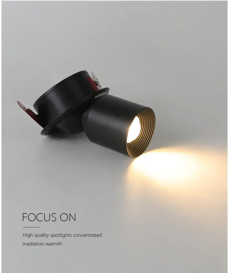 đèn led âm trần rọi zoom 15-60°