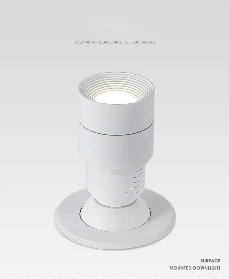Đèn LED âm trần rọi zoom 15-60° xoay 360° - Ảnh 11