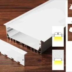 Alternative view of Thanh nhôm định hình led âm trần KR-12035A