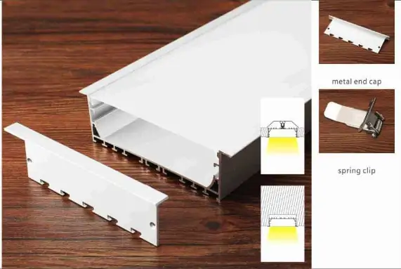 Thanh nhôm định hình led âm trần KR-12035A - Ảnh 2