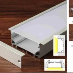 Alternative view of Thanh nhôm định hình led âm trần KR-7635A