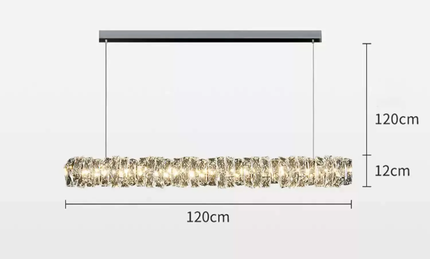 Đèn thả đảo bếp pha lê phong cách đơn giản - Ảnh 10