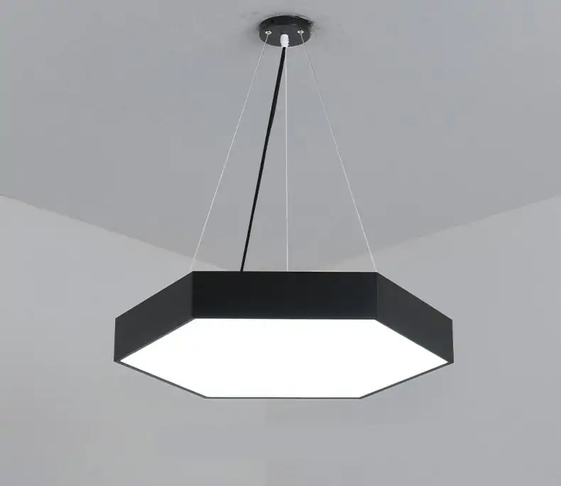 Đèn thả trần lục giác