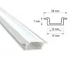 Thanh nhôm đèn led âm tủ 508