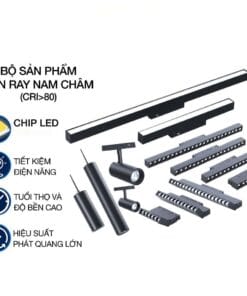 Đèn thanh ray nam châm