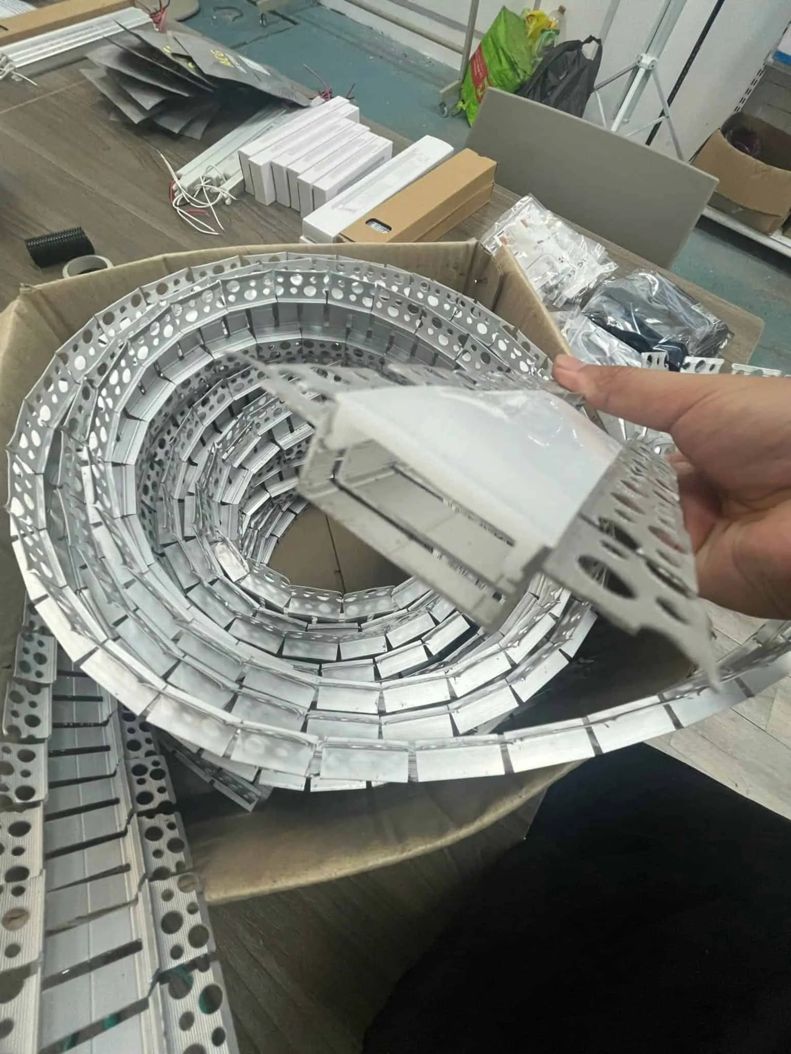 Đèn led thanh nhôm ziczac - Ảnh 7