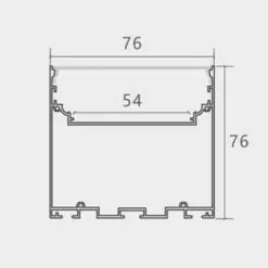 Thanh nhôm led 7676