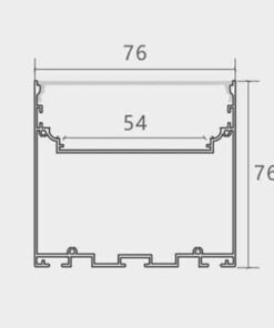 Thanh nhôm led 7676