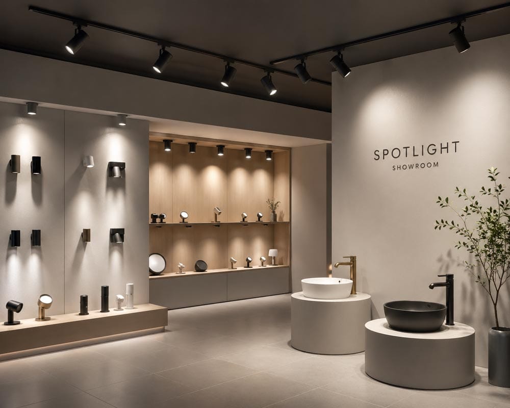 đèn Spotlight showroom