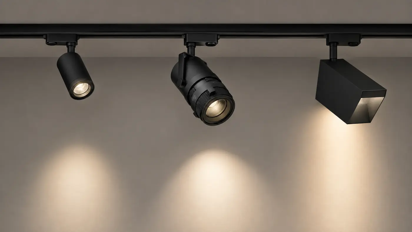 Các loại đèn rọi ray chiếu điểm, rọi zoom và wallwash