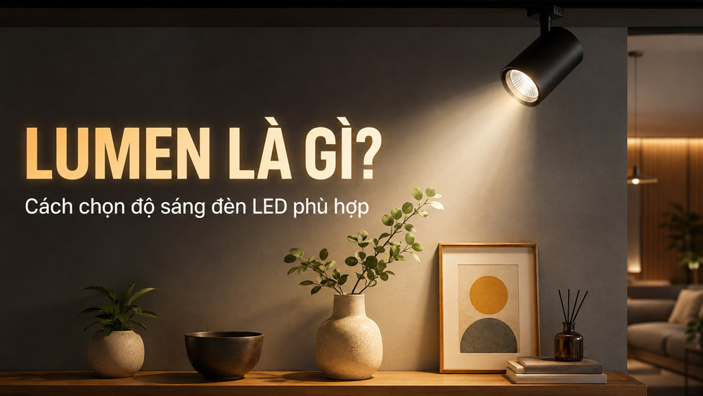 Lumen là gì? Cách chọn độ sáng đèn LED phù hợp
