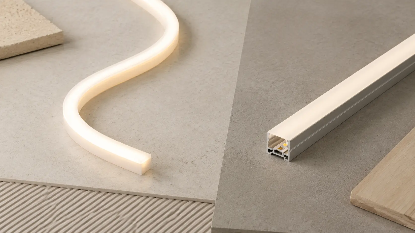 So sánh silicon LED uốn cong và thanh nhôm LED định hình